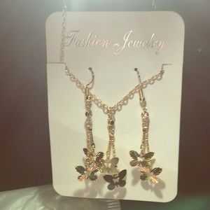 Necklace and earrings